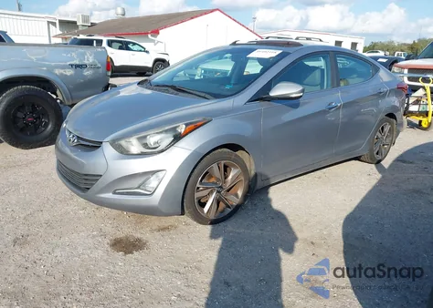 2016 Hyundai Elantra Se from USA, damaged, VIN 5NPDH4AE9GH675046